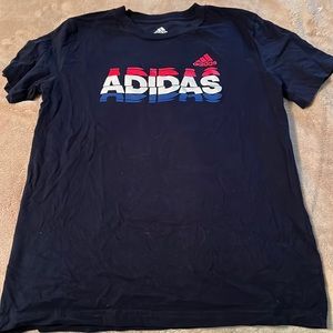 Boys Adidas navy t-shirt
